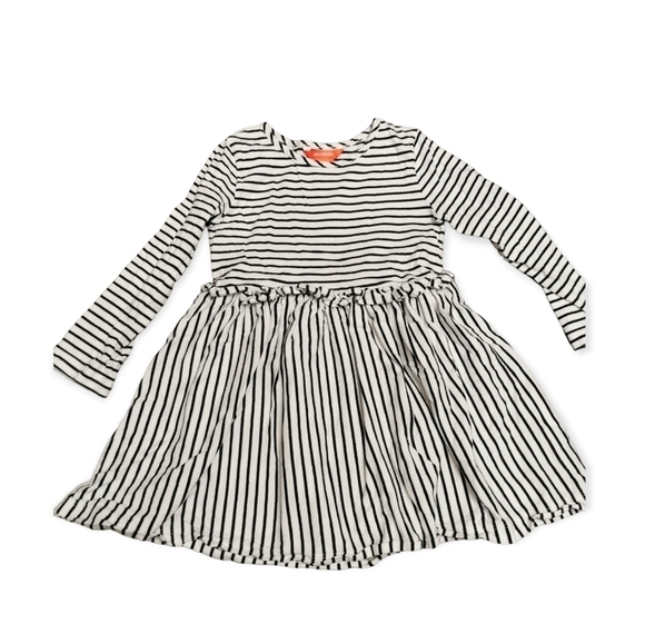 Joe Fresh long sleeves black and white stripe dress - Picture 1 of 7